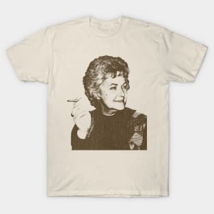 VINTAGE  -    Bea Arthur Smoker T-Shirt